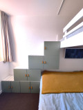Chambre lit double + lit simple 