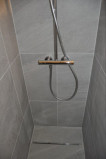 Shower room with toilet