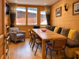 Living room + dining room