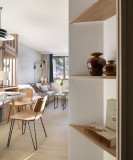 Living room + dining room