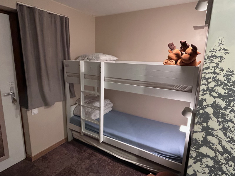 Room with a bunk bed