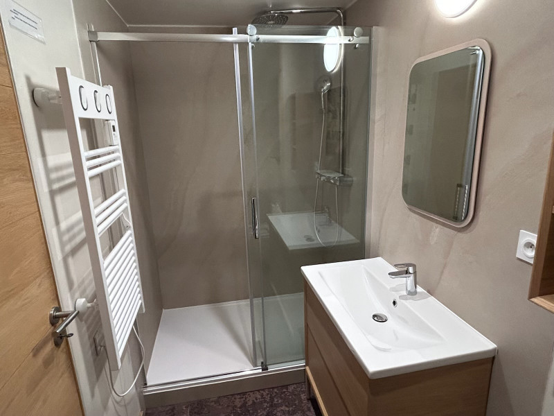 Shower room with toilet